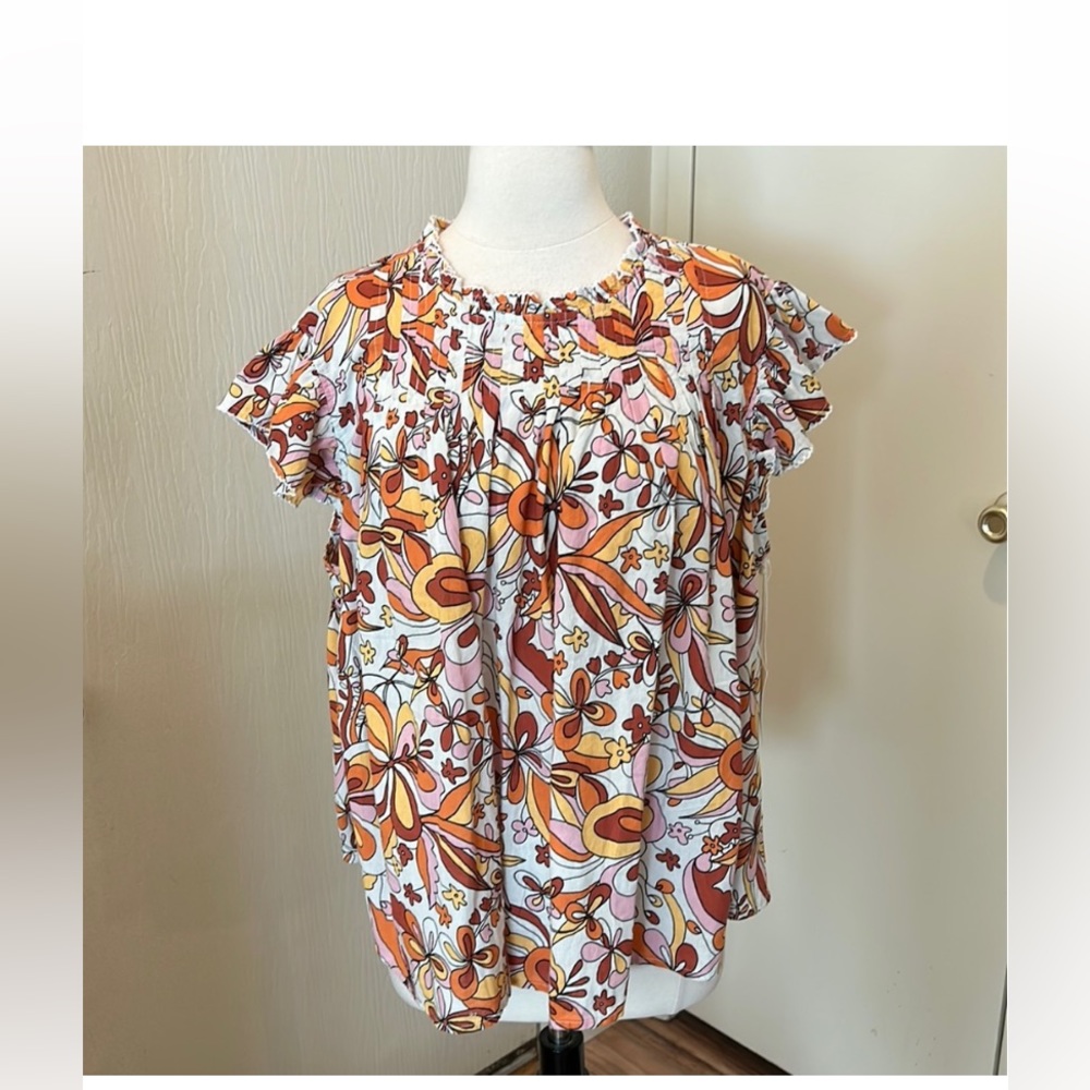 A.N.A. Floral Blouse